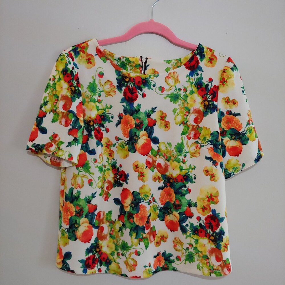 POET Floral T-shirt Blouse